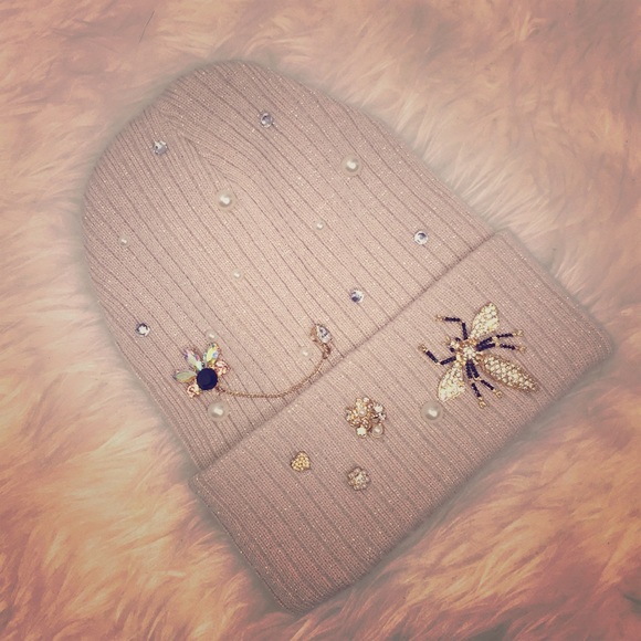 Aldo Accessories - Aldo jeweled bug beenie